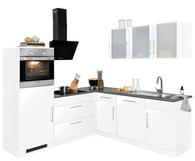 wiho Küchen Winkelküche »Cali«, mit E-Geräten, Stellbreite 210 x 220 cm-Küchenzeilen-Inspirationen