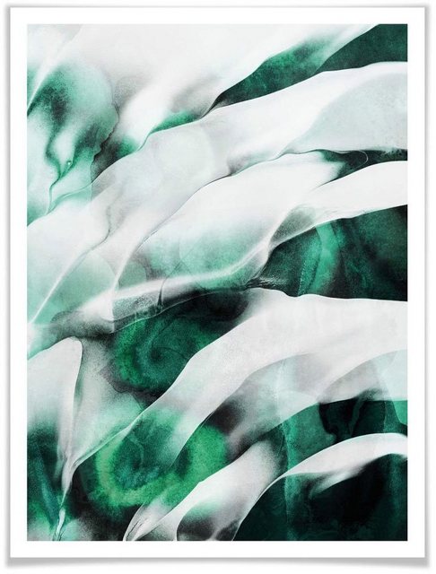Wall-Art Poster »Emerald Grün«, Schriftzug (1 Stück)-Bilder-Inspirationen