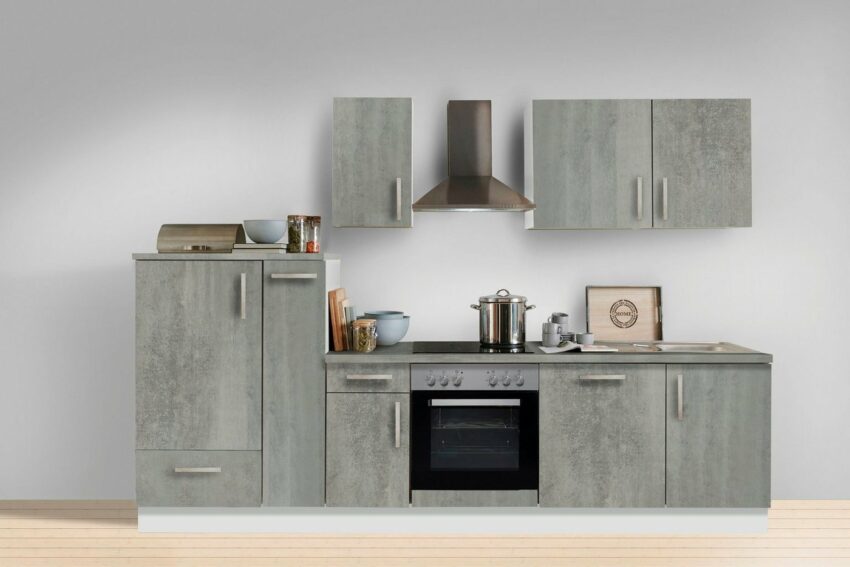 Menke Küchen Küchenzeile »White Premium«, Küchenzeile mit E-Geräten, Breite 300 cm-Küchenzeilen-Ideen für dein Zuhause von Home Trends