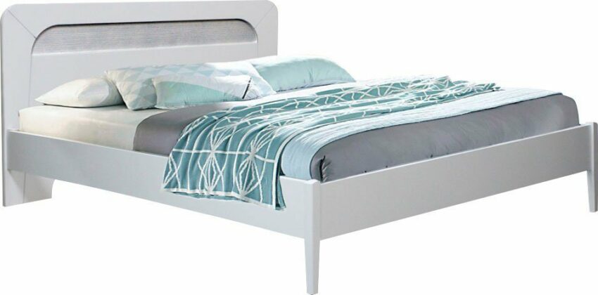 my home Einzelbett »Lorena«, mit silber Patina-Betten-Ideen für dein Zuhause von Home Trends