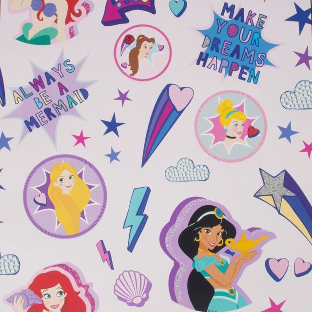 Disney Papiertapete »Prinzessinen Mix«, (1 St), Bunt - 10mx53cm-Tapeten-Inspirationen