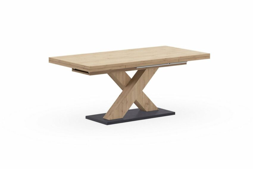 Mäusbacher Esstisch »Komfort C«, mit X-Gestell in asteichefarben und mit Auszugsfunktion, Breite 180-280 cm-Tische-Ideen für dein Zuhause von Home Trends