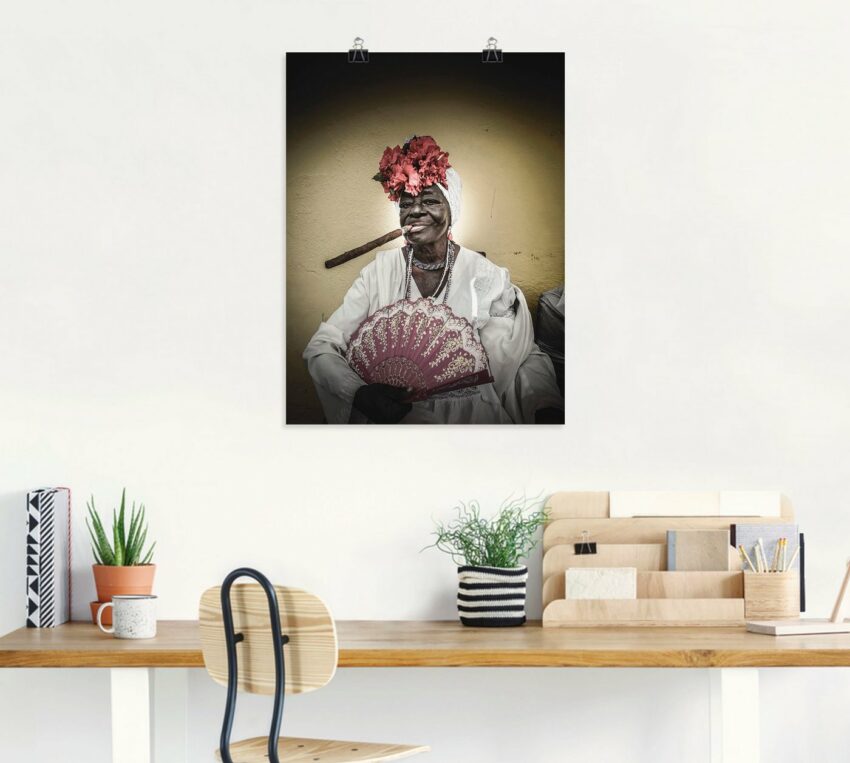 Artland Wandbild »Havanna«, Frau (1 Stück), in vielen Größen & Produktarten - Alubild / Outdoorbild für den Außenbereich, Leinwandbild, Poster, Wandaufkleber / Wandtattoo auch für Badezimmer geeignet-Bilder-Ideen für dein Zuhause von Home Trends