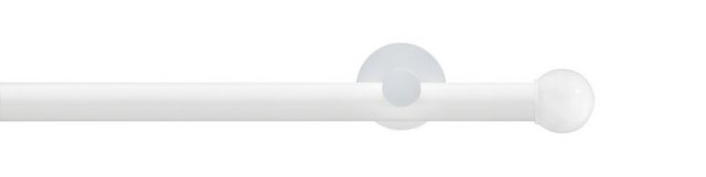 Gardinenstange »White Formentor Innenlauf«, GARESA, Ø 20 mm, 2-läufig, Wunschmaßlänge, inkl. je 10 cm ein Gleiter, Träger, Endknöpfe-Gardinenstangen-Inspirationen
