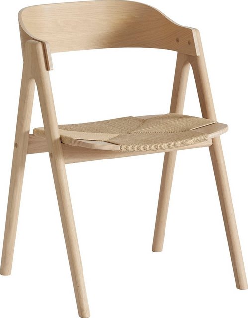 Hammel Furniture Holzstuhl »Findahl by Hammel Mette« (Set, 2 Stück), aus massiver, lackierter Eiche, mit Flechtsitz und Holzrücken. Dänische Handwerkskunst-Stühle-Inspirationen