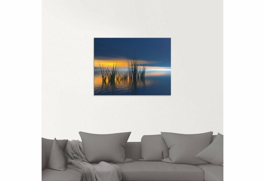 Artland Glasbild »Sonnenuntergang III«, Gewässer (1 Stück)-Bilder-Ideen für dein Zuhause von Home Trends