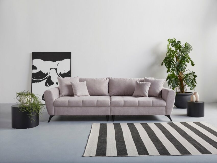 andas Big-Sofa »Lörby«, auch mit Aqua clean-Bezug, feine Steppung im Sitzbereich, lose Kissen-Sofas-Ideen für dein Zuhause von Home Trends
