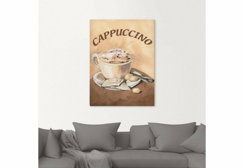 Artland Wandbild »Tasse Cappuccino«, Getränke (1 Stück), in vielen Größen & Produktarten - Alubild / Outdoorbild für den Außenbereich, Leinwandbild, Poster, Wandaufkleber / Wandtattoo auch für Badezimmer geeignet-Bilder-Ideen für dein Zuhause von Home Trends