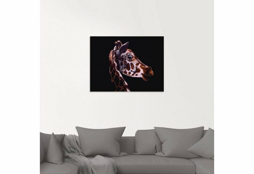 Artland Glasbild »Giraffen Portrait«, Wildtiere (1 Stück)-Bilder-Ideen für dein Zuhause von Home Trends