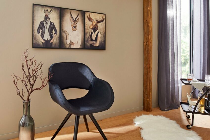 Home affaire Deco-Panel »Hipster - Tiere«, hochwertiger Kunstdruck-Bilder-Ideen für dein Zuhause von Home Trends