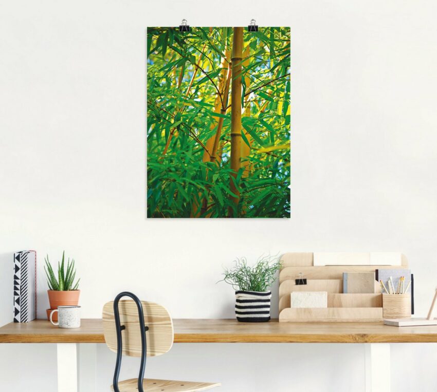 Artland Wandbild »Bambus Nahaufnahmen«, Gräser (1 Stück)-Bilder-Ideen für dein Zuhause von Home Trends