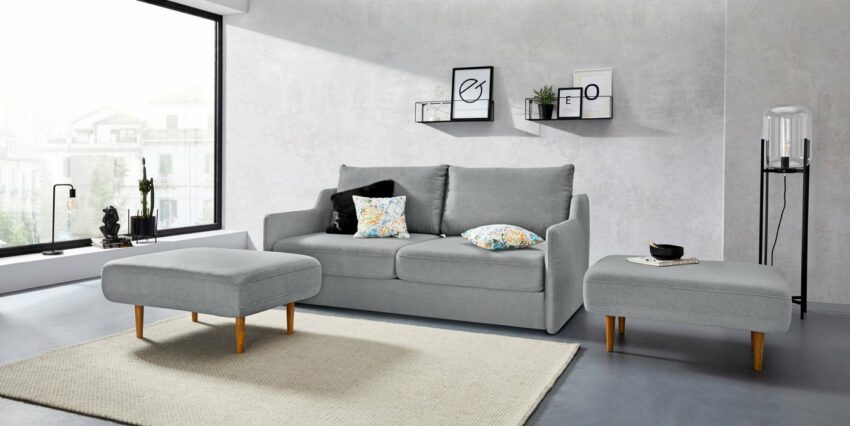 INOSIGN Sofa »Magic Tiny Alpha Sofa L«, 3 Teile, mit integrierten "versteckten" Hockern, Schlaffunktion möglich - eine Vielzahl von Sitz- und Stellvarianten, Breite 198 cm-Sofas-Ideen für dein Zuhause von Home Trends