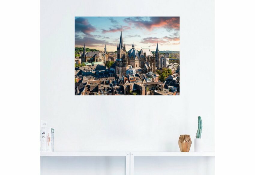Artland Wandbild »Aachen Panorama I«, Deutschland (1 Stück), in vielen Größen & Produktarten - Alubild / Outdoorbild für den Außenbereich, Leinwandbild, Poster, Wandaufkleber / Wandtattoo auch für Badezimmer geeignet-Bilder-Ideen für dein Zuhause von Home Trends