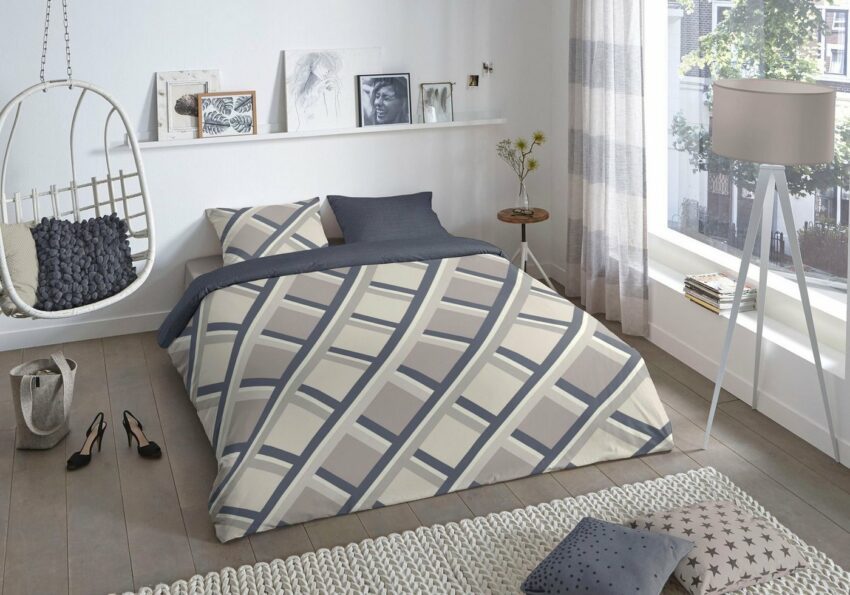 Wendebettwäsche »Vera«, good morning, mit graphischem Print-Bettwäsche-Ideen für dein Zuhause von Home Trends