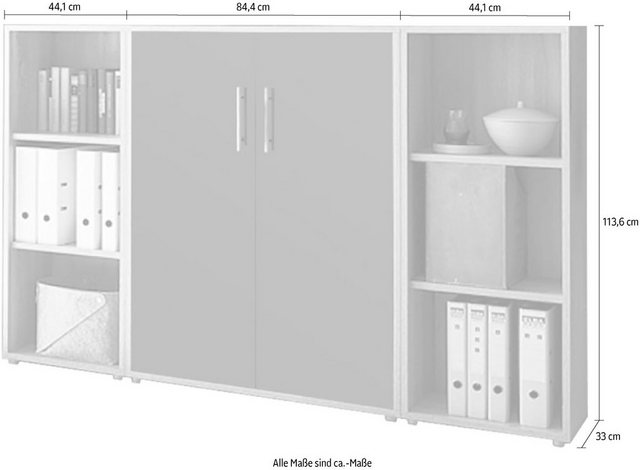 BMG Büro-Set »TABOR 2 niedrig«, (Set, 2-St)-Büromöbel-Sets-Inspirationen