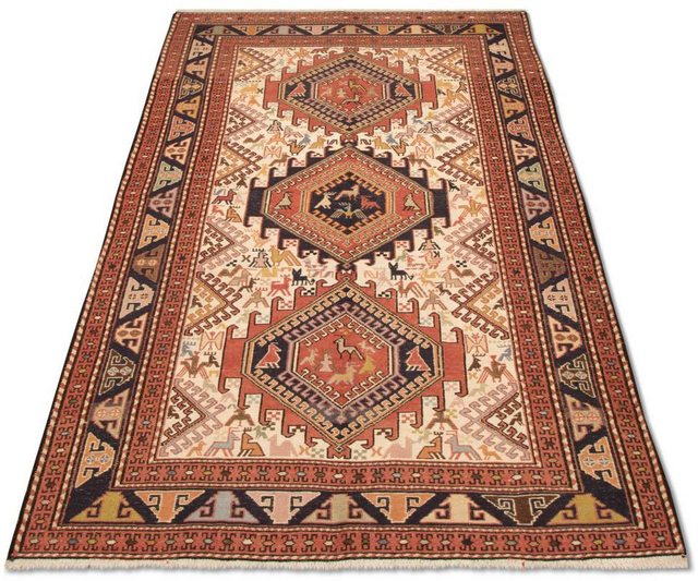 Teppich »Kelim Seide Teppich handgewebt braun«, morgenland, rechteckig, Höhe 5 mm-Teppiche-Inspirationen
