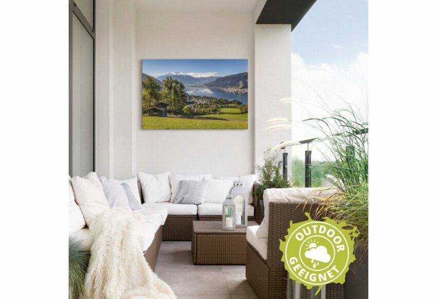 Artland Wandbild »Blick auf den Zeller See«, Berge & Alpenbilder (1 Stück), in vielen Größen & Produktarten - Alubild / Outdoorbild für den Außenbereich, Leinwandbild, Poster, Wandaufkleber / Wandtattoo auch für Badezimmer geeignet-Bilder-Ideen für dein Zuhause von Home Trends