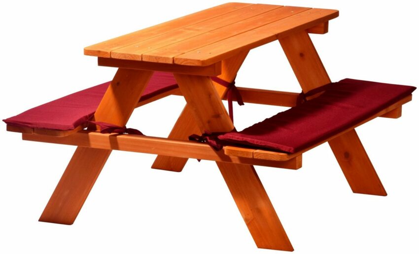 dobar Garten-Kindersitzgruppe, Picknicktisch, BxTxH: 79x89x50 cm, für 4 Kinder-Gartenmöbel-Sets-Ideen für dein Zuhause von Home Trends