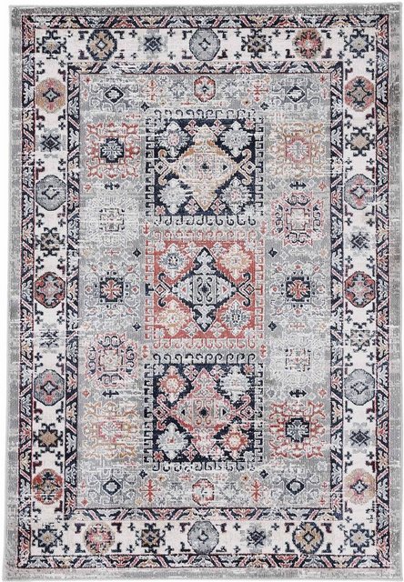 Teppich »Vintage Kazach«, carpetfine, rechteckig, Höhe 6 mm, Orient Vintage Look-Teppiche-Inspirationen
