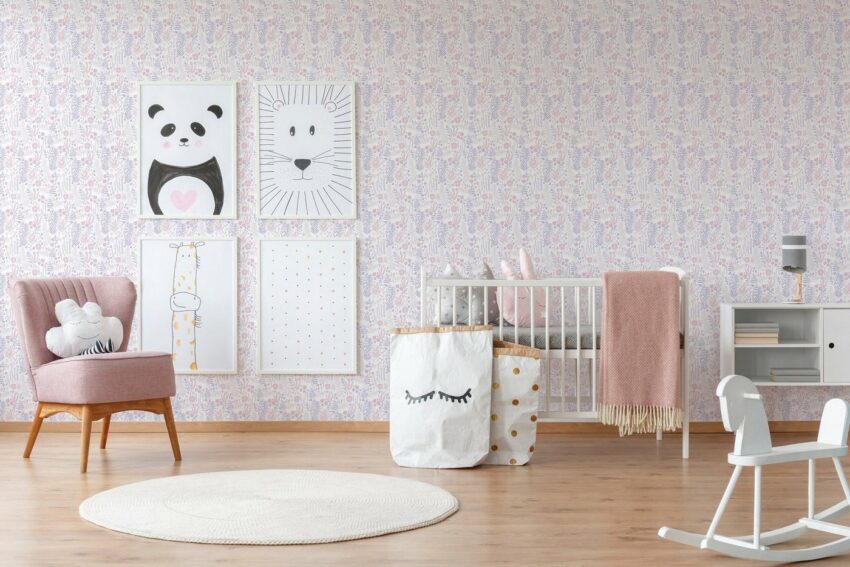 A.S. Création Vliestapete »Little Love«, glatt, floral, botanisch, Baby- und Kinderzimmertapete-Tapeten-Ideen für dein Zuhause von Home Trends