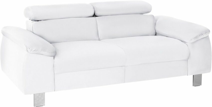 COTTA Polstergarnitur »Komaris«, (Set), Set: bestehend aus 2-Sitzer und Hocker, Sofa inklusive Kopfteilverstellung-Sofas-Ideen für dein Zuhause von Home Trends