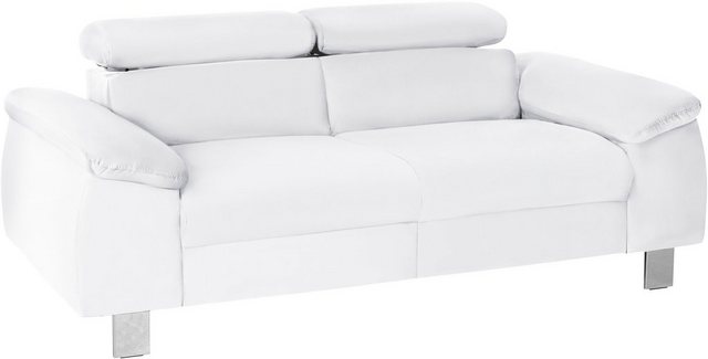 COTTA Polstergarnitur »Komaris«, (Set), Set: bestehend aus 2-Sitzer und Hocker, Sofa inklusive Kopfteilverstellung-Sofas-Inspirationen