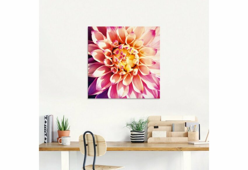 Artland Glasbild »Dahlie«, Blumen (1 Stück)-Bilder-Ideen für dein Zuhause von Home Trends