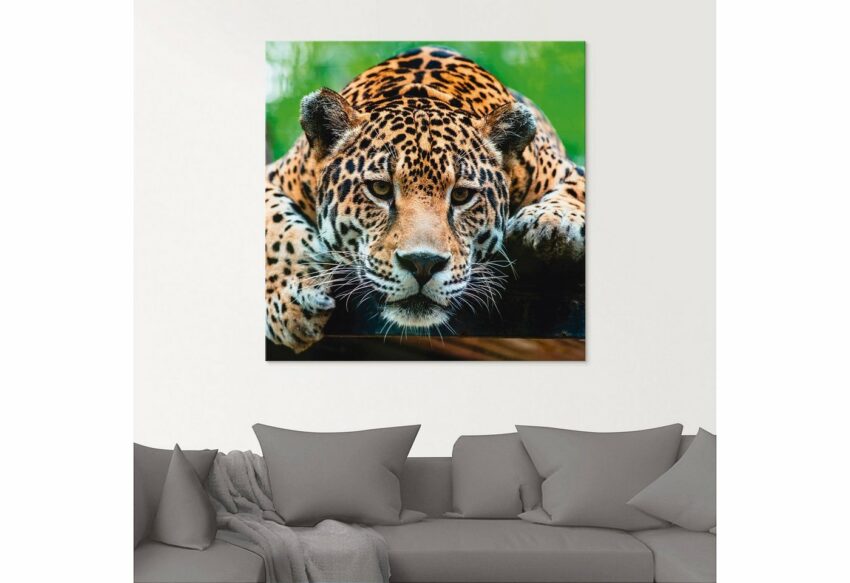 Artland Glasbild »Südamerikanischer Jaguar«, Wildtiere (1 Stück)-Bilder-Ideen für dein Zuhause von Home Trends