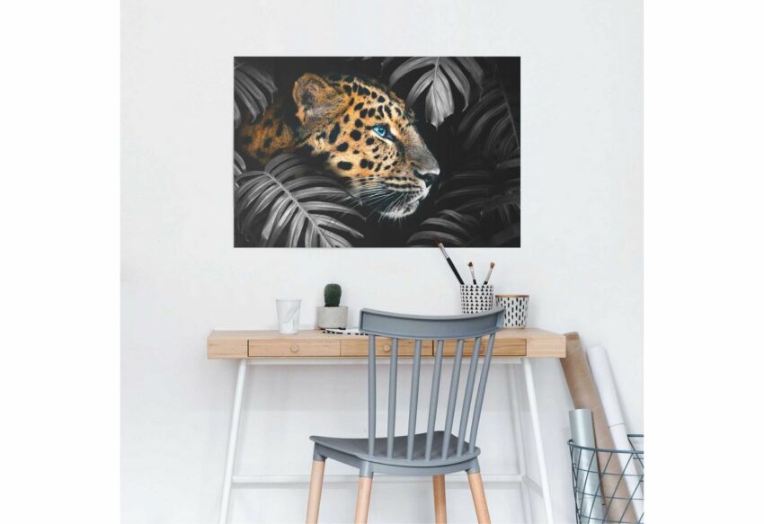 Reinders! Poster »Leopard Jungle - Eyecatcher - Tiermotiv - Modern«, (1 Stück)-Bilder-Ideen für dein Zuhause von Home Trends