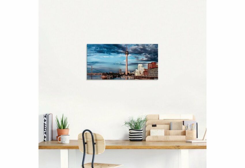 Artland Glasbild »Düsseldorf Skyline I«, Deutschland (1 Stück)-Bilder-Ideen für dein Zuhause von Home Trends