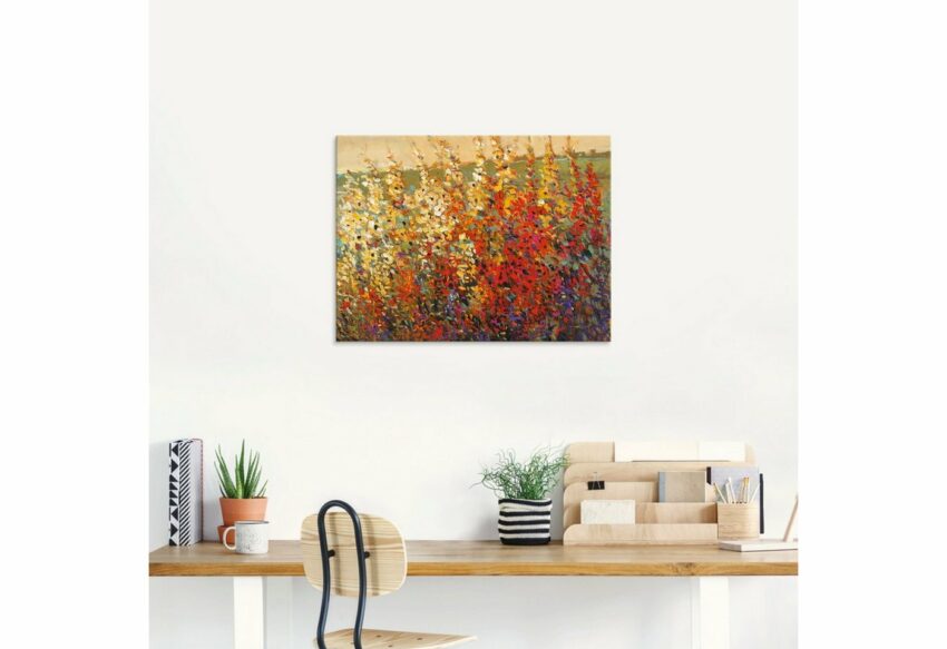 Artland Glasbild »Feld mit Herbstblumen I«, Blumenwiese (1 Stück)-Bilder-Ideen für dein Zuhause von Home Trends