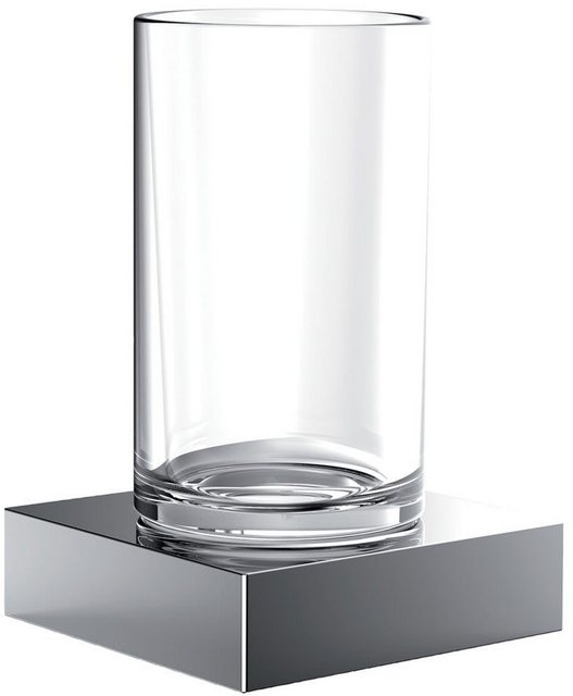 Emco Zahnputzbecher »Emco Liaison«, (Set, 2-St), klares Glas, verchromt-Zahnputzbecher-Inspirationen