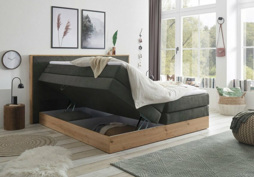Boxspringbett »Bellevue«, mit 2 Bettkästen und Topper-Betten-Ideen für dein Zuhause von Home Trends
