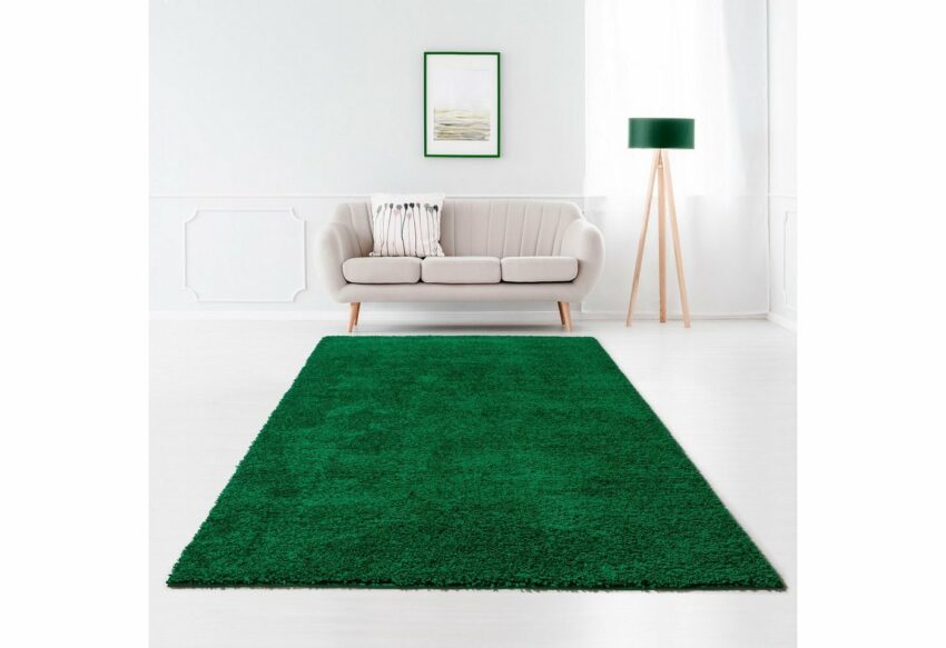 Hochflor-Teppich »Shaggy Soft«, Bruno Banani, rechteckig, Höhe 30 mm, gewebt, Uni Farben, besonders weich, ideal im Wohnzimmer & Schlafzimmer-Teppiche-Ideen für dein Zuhause von Home Trends