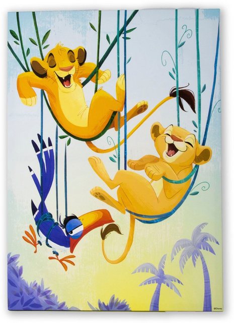 Disney Leinwandbild »Simba & Nala«, (1 Stück)-Bilder-Inspirationen