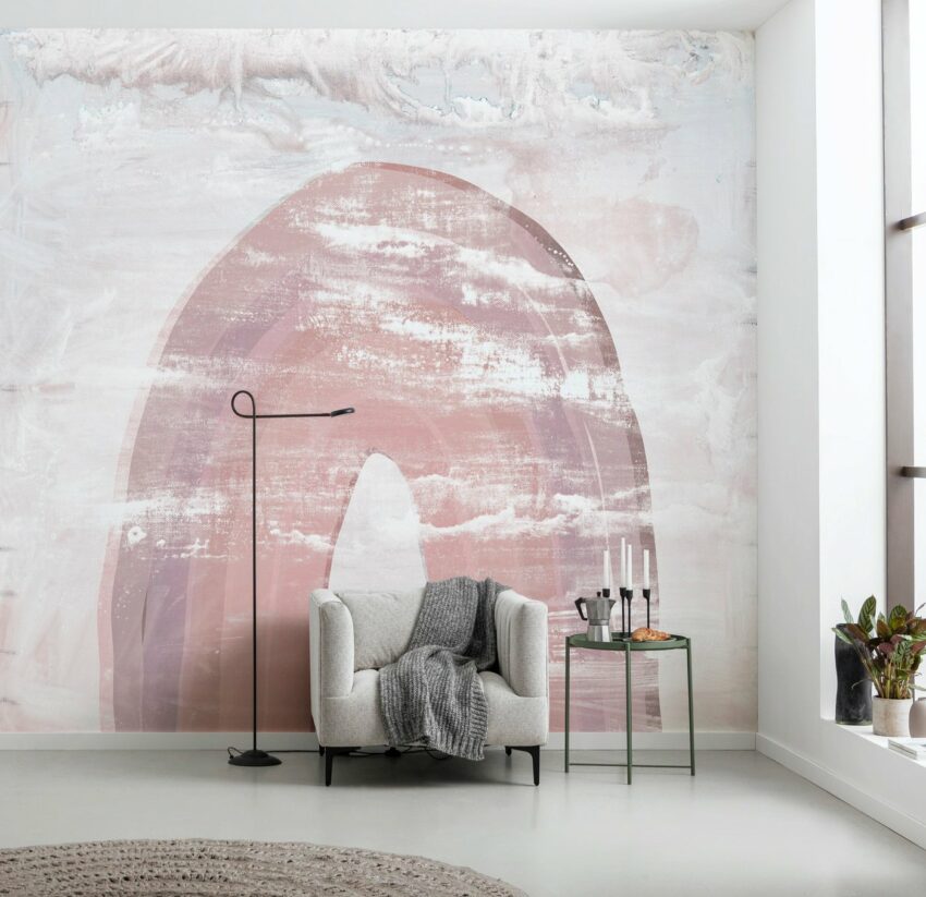 Komar Fototapete »Vliestapete Arcobaleno«, glatt, bedruckt, Kunst, geometrisch, realistisch, 300 x 280 cm-Tapeten-Ideen für dein Zuhause von Home Trends