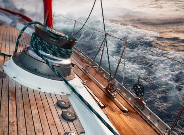 Papermoon Fototapete »Sailing in Storm«, glatt-Tapeten-Inspirationen