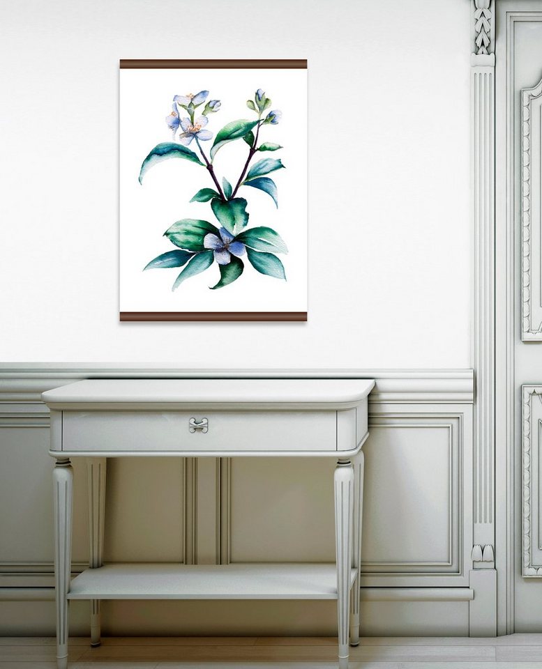 queence Leinwandbild »Lila Pflanze«, 50x70 cm-Bilder-Ideen für dein Zuhause von Home Trends
