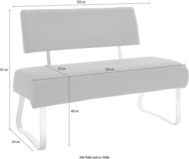 MCA furniture Polsterbank »Foshan« (1-St), Aqua Resistant Bezug, belastbar bis max. 200 kg-Sitzbänke-Inspirationen