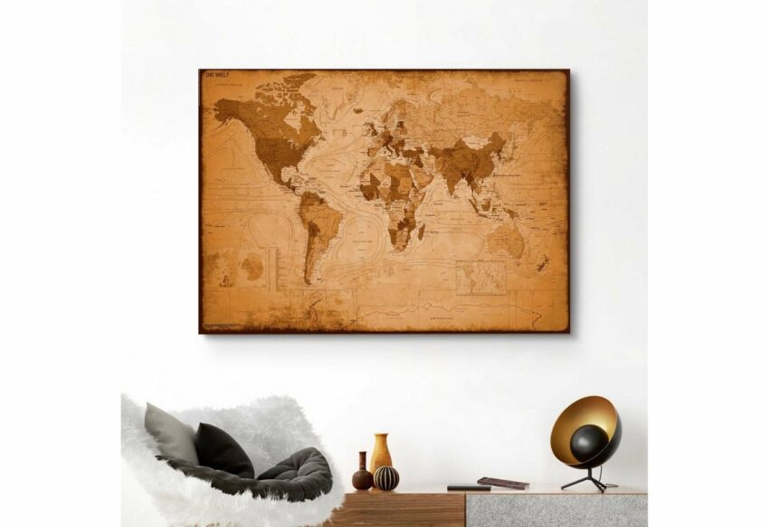 Reinders! Deco-Panel »Weltkarte - antik«-Bilder-Ideen für dein Zuhause von Home Trends