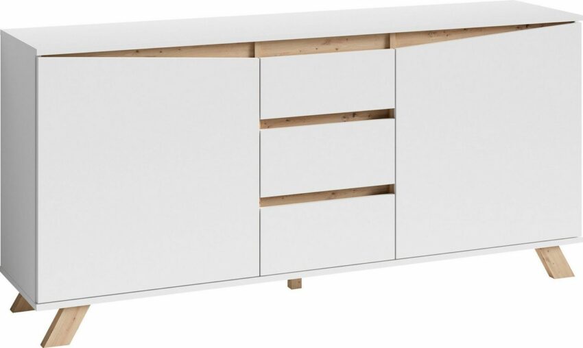 byLIVING Sideboard »Valentin«, Breite 160 oder 180 cm, in matt weiß-Sideboards-Ideen für dein Zuhause von Home Trends