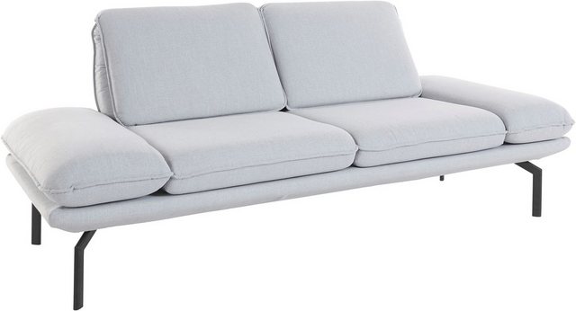 OTTO products 2-Sitzer »Bennid«, Wahlweise mit Arm- und Rückenfunktion, alle Stoffe aus recyceltem Material, hohe Metallbeine-Sofas-Inspirationen