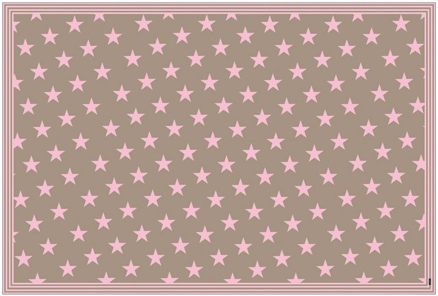 Vinylteppich »Buddy Mini Star Rose«, MySpotti, rechteckig, Höhe 0,5 mm, statisch haftend-Teppiche-Inspirationen