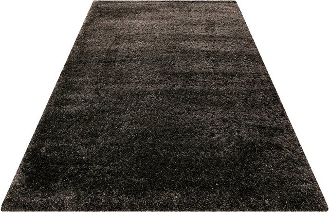Hochflor-Teppich »Paula«, Wecon home Basics, rund, Höhe 55 mm, Wohnzimmer-Teppiche-Inspirationen