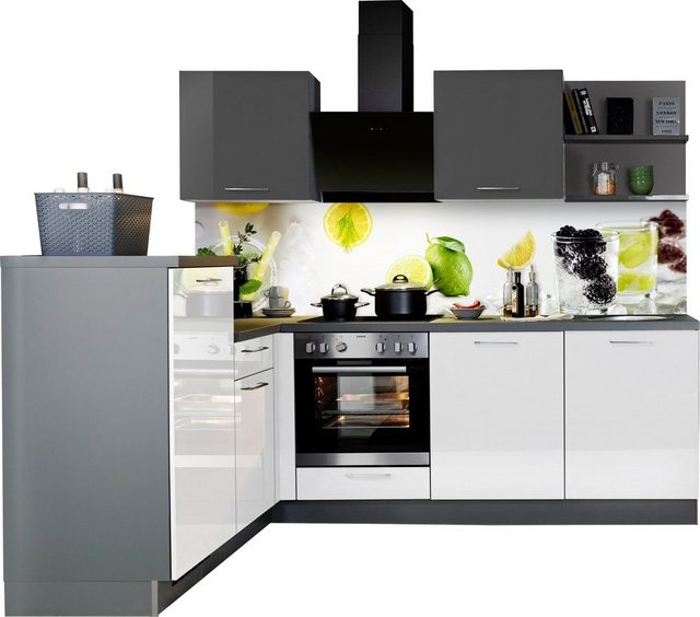 Express Küchen Winkelküche »Jena«, ohne E-Geräte, vormontiert, mit Soft-Close-Funktion, Stellbreite 245 x 175 cm-Küchenzeilen-Inspirationen
