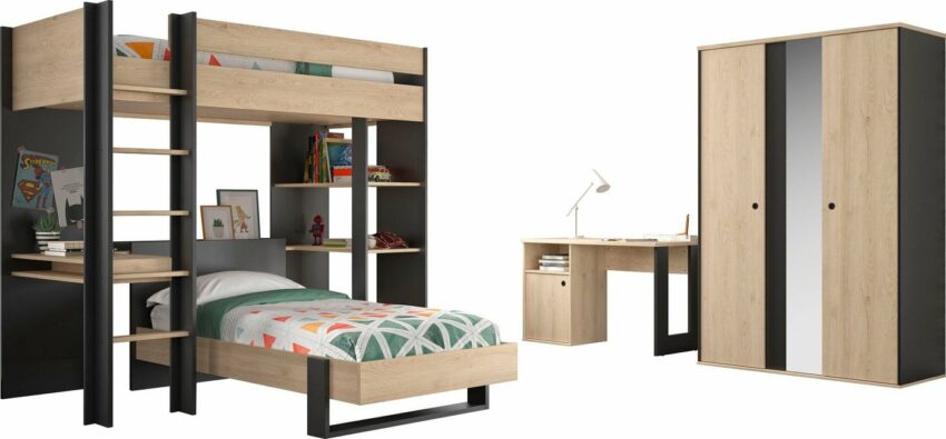 Gami Jugendzimmer-Set »Duplex«, (4-St)-Komplettzimmer-Ideen für dein Zuhause von Home Trends