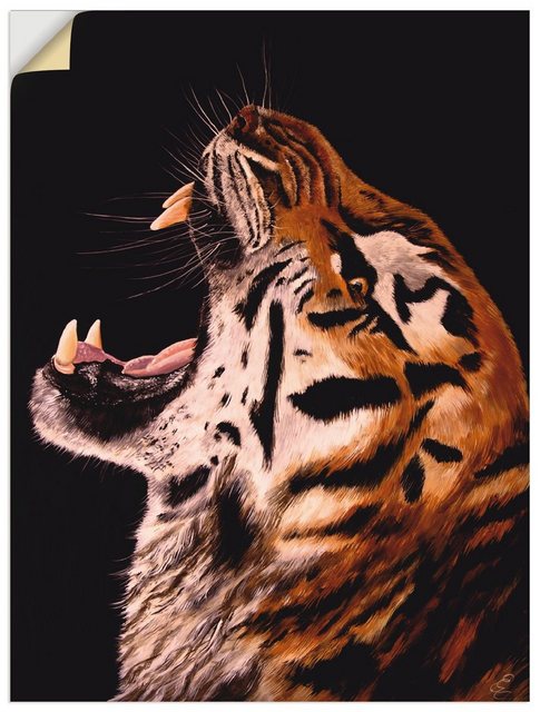 Artland Wandbild »Tiger«, Wildtiere (1 Stück), in vielen Größen & Produktarten - Alubild / Outdoorbild für den Außenbereich, Leinwandbild, Poster, Wandaufkleber / Wandtattoo auch für Badezimmer geeignet-Bilder-Inspirationen