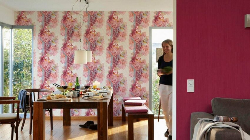 living walls Vliestapete »Free Nature«, uni, einfarbig-Tapeten-Ideen für dein Zuhause von Home Trends