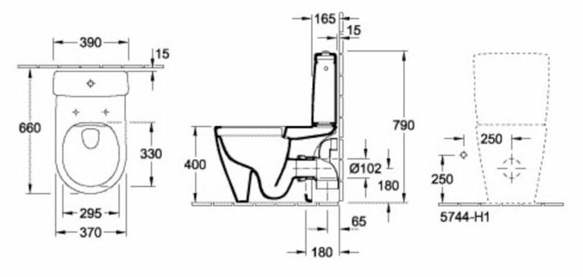 Villeroy & Boch Tiefspül-WC »Avento«, bodenstehend-WC-Becken-Ideen für dein Zuhause von Home Trends