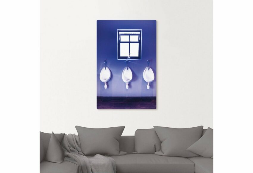 Artland Wandbild »Toilette«, Innenarchitektur (1 Stück), in vielen Größen & Produktarten - Alubild / Outdoorbild für den Außenbereich, Leinwandbild, Poster, Wandaufkleber / Wandtattoo auch für Badezimmer geeignet-Bilder-Ideen für dein Zuhause von Home Trends